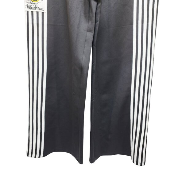 Black & White Womens Striped Easyhon Track Pants With Smiley Patch Size L - Picture 5 of 9